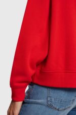 Women Esprit Red Logo print sweatshirt Sweatshirts & Hoodies XF4444465 - Image 3