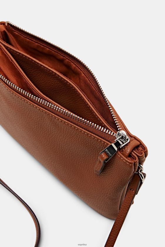 Women Esprit Rust Brown Faux leather shoulder bag Accessories XF444425 - Image 2