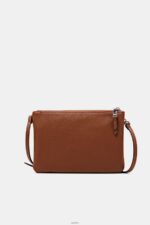 Women Esprit Rust Brown Faux leather shoulder bag Accessories XF444425