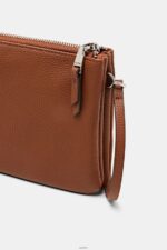 Women Esprit Rust Brown Faux leather shoulder bag Accessories XF444425 - Image 3