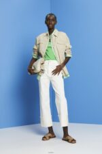 Women Esprit Sand Belted twill jacket Jackets XF4444292 - Image 2
