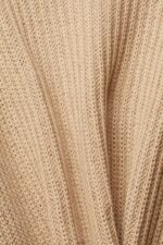 Women Esprit Sand Chunky-knit cotton blend cardigan Sweaters XF4444392 - Image 4