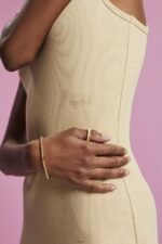 Women Esprit Sand Ribbed jersey dress Dresses XF4444286 - Image 3