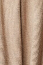 Women Esprit Taupe High-rise rib knit trousers Trousers & Pants XF4444467 - Image 4