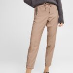 Women Esprit Taupe Jogger style trousers Joggers XF4444445