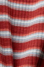 Women Esprit Terracotta Striped Ribbed Tank Top Tank XF4444104 - Image 4