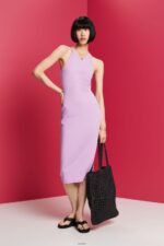 Women Esprit Violet Dresses Knitted Dresses XF4444139 - Image 2