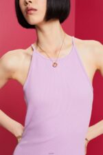 Women Esprit Violet Dresses Knitted Dresses XF4444139 - Image 3