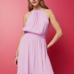 Women Esprit Violet Dresses Light Woven Dresses XF4444130