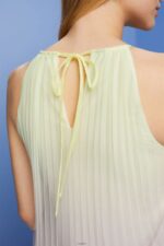Women Esprit Violet Plisse mini dress Dresses XF4444134 - Image 3