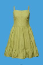 Women Esprit White Cotton mini dress Dresses XF444442 - Image 5