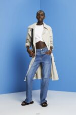 Women Esprit White Cropped knot detail sweatshirt Sweatshirts & Hoodies XF4444217 - Image 2