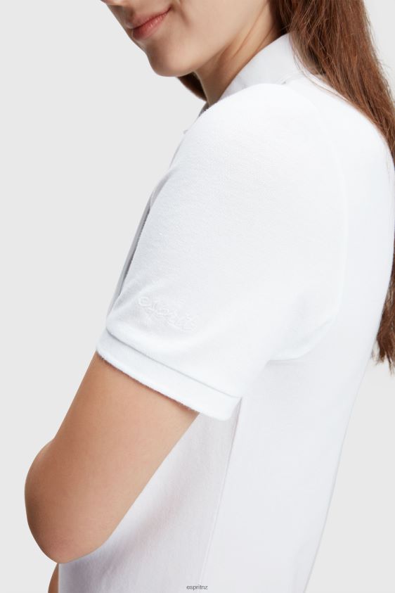 Women Esprit White Dolphin Tennis Club Classic Polo Dress Dresses XF4444505 - Image 3