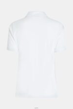 Women Esprit White Dolphin Tennis Club Classic Polo Polos XF4444494 - Image 5