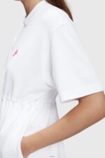 Women Esprit White Dolphin Tennis Club Pleated Polo Dress Dresses XF4444502 - Image 3