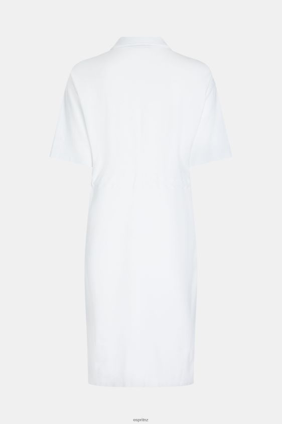 Women Esprit White Dolphin Tennis Club Pleated Polo Dress Dresses XF4444502 - Image 5