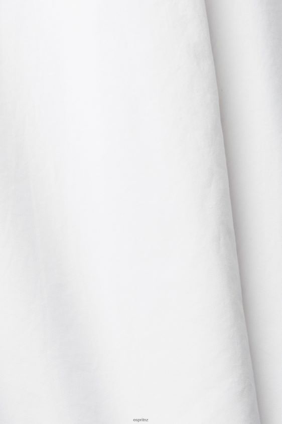 Women Esprit White Oversized white cotton blouse Blouses XF4444406 - Image 4