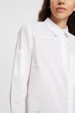 Women Esprit White Shirt blouse, organic cotton Blouses XF4444541 - Image 3