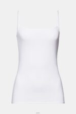 Women Esprit White Spaghetti Strap Tank Top Tank XF444436 - Image 5