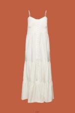 Women Esprit White Strappy maxi dress Dresses XF4444232 - Image 5