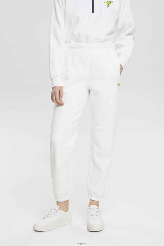 women_esprit_white_sweatshirt_joggers_joggers_xf4444173.jpg Women Esprit White Sweatshirt joggers Joggers XF4444173 - Image 1
