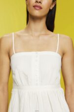 Women Esprit White Textured cami top Top XF4444224 - Image 3