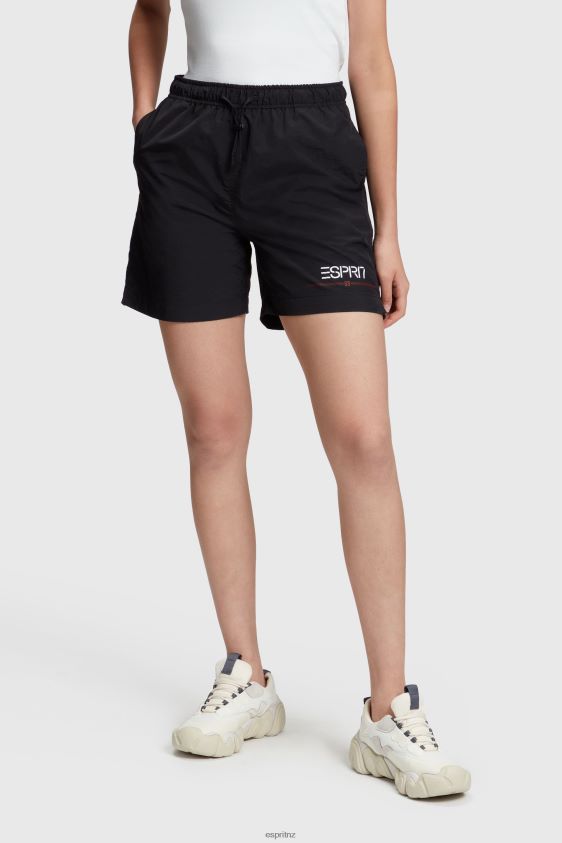 Women ESPRIT x Rest & Recreation Black Capsule Windbreaker Shorts Shorts XF4444474 - Image 1