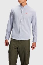Women ESPRIT x Rest & Recreation Blue Capsule Oxford Shirt Shirts XF4444472 - Image 2