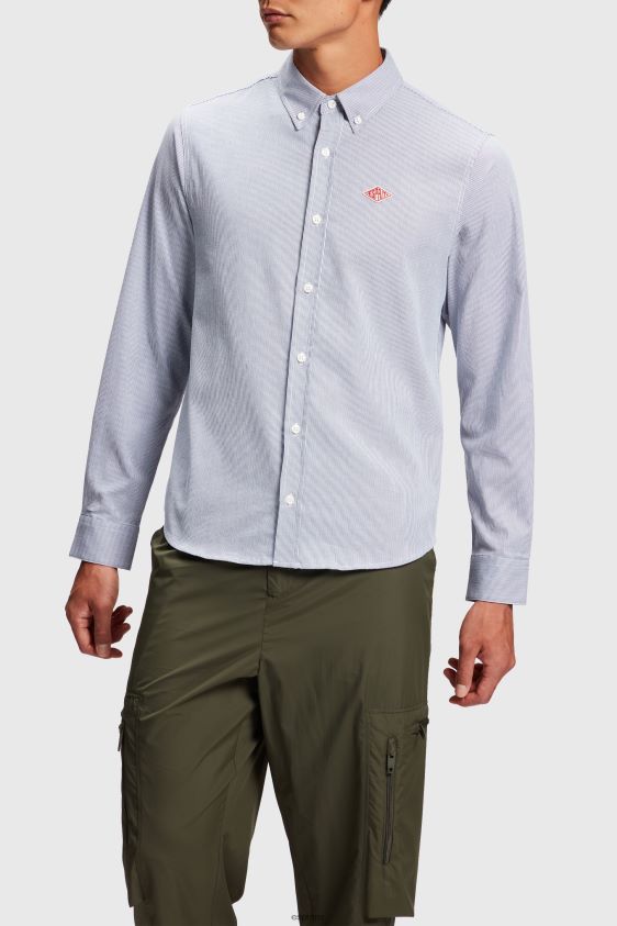 Women ESPRIT x Rest & Recreation Blue Capsule Oxford Shirt Shirts XF4444472 - Image 2