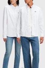 Women ESPRIT x Rest & Recreation White Capsule Oxford Shirt Shirts XF4444471