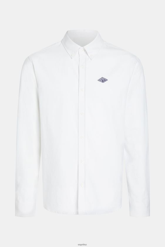 Women ESPRIT x Rest & Recreation White Capsule Oxford Shirt Shirts XF4444471 - Image 6
